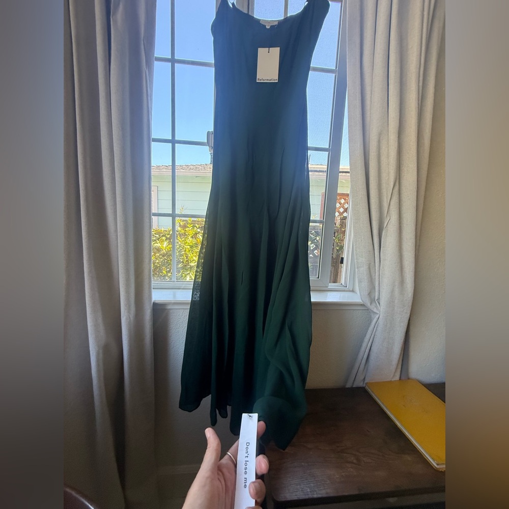 Reformation Katalina Dress (Forest) - Picture 11 of 13